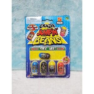 JA-RU Crazee Jumpin' Beans - Retro 5 Pack New Sealed